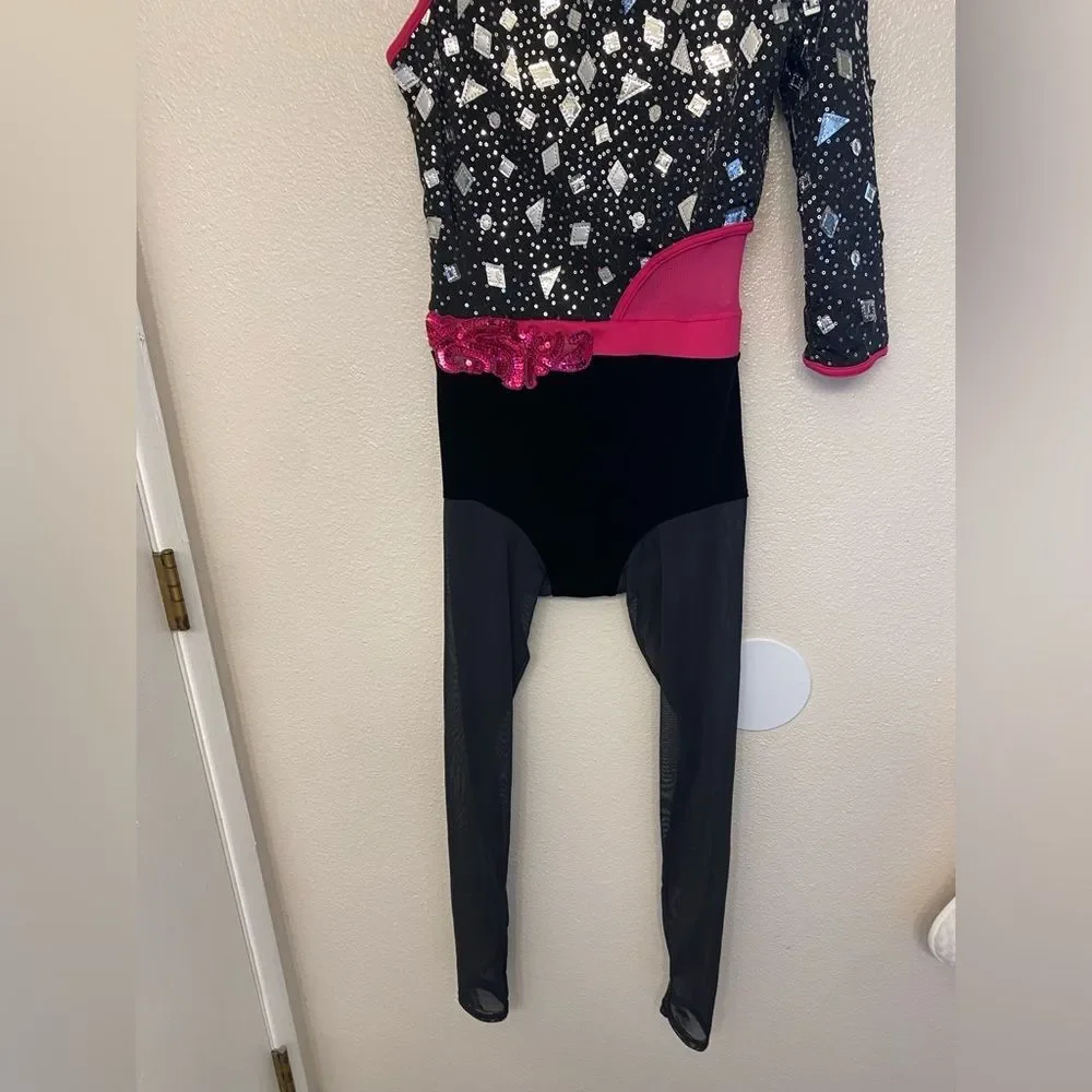WEISSMAN Dance Costume unitard catsuit jumpsuit Merry Ground 16309 SA-Small adul